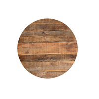 Couvercle décoratif en bois brun fait main, durable, pour fûts à bière, origine Mexique, La Casa Del Barril