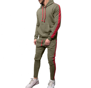 Conjunto de sudadera y pantalones de chándal en blanco 100% algodón French Terry Hoodie Hombres Oversized Boxy Fit Hoodies Chándal - Product Image 5