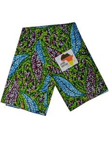 Tissu en coton peigné tissé Dobby de qualité supérieure, imprimé wax africain, écologique, antibactérien, résistant au rétrécissement, poids moyen - Product Image 1