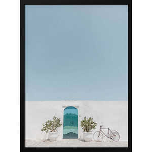 Puerta Azul Ostuni, Diseño Metálico Duradero - Product Image 3