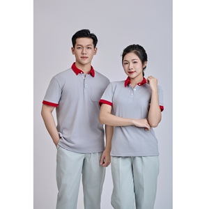 Chemise décontractée pour homme à manches courtes, boutonnée, 60% coton, 40% polyester, durable, facile d'entretien, tissu tricoté TC sur le devant, FMF, infroissable - Product Image 1