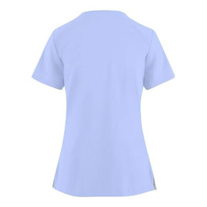 เสื้อสตรีแขนสั้นผ้าสแปนเด็กซ์เสื้อพยาบาลแขนสั้นระบายอากาศได้ดีผลิตตามสั่ง - Product Image 6
