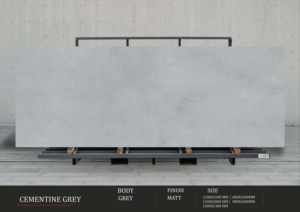 Elegancia Gris Moderna Definida por Paneles de Porcelana de Alto Brillo de 1200x2800 mm - Product Image 3