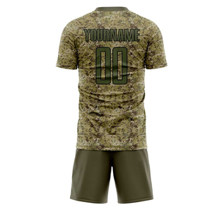 Meilleur uniforme de football personnalisé respirant en sublimation 100% polyester Fabricant d'uniformes de football personnalisés OEM Taille - Product Image 3