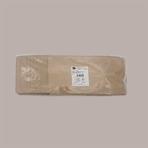 Classic Style 140+70x250mm Brown Kraft <b>Paper</b> Bag with Coffee Valve <b>Biodegradable</b> 50 Piece Set for Food Custom Logo Possible - Product Image 4