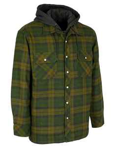 Sweat à capuche en flanelle à carreaux surdimensionné pour hommes veste de chemise à capuche à manches longues Streetwear extérieur hiver décontracté sweat à capuche de mode vente en gros - Product Image 6