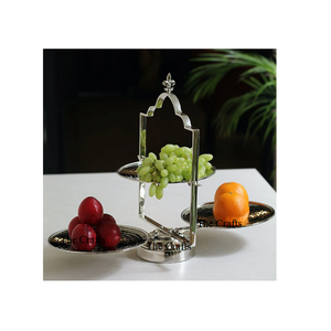 Stainless Steel <b>Cake</b> Serving <b>Stand</b> Three Tier <b>Cake</b> <b>Stand</b> With Finest Quality <b>Cake</b> Serving <b>Stand</b> For Sale - Product Image 1