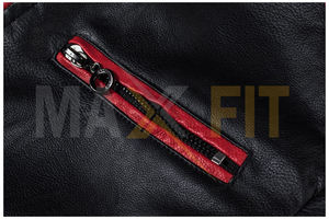 แจ็คเก็ตหนังขนแกะต่อกันสำหรับผู้ชาย, แจ็คเก็ตนักขี่จักรยานแฟชั่นฤดูใบไม้ร่วงสำหรับ2025ฤดูใบไม้ผลิ - Product Image 5