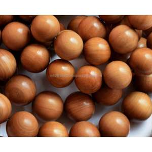 Cuentas de Madera de Sándalo de Primera Calidad para la Elaboración de Collares y Pulseras de Meditación a Precio de Mayoreo desde India - Product Image 1