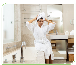 Luxury 100% Combed Cotton <b>Terry</b> <b>Towel</b> Superior Absorbency Eco-Friendly Suede Fabric Bath Face Hand Variety of Colors Sizes - Product Image 2