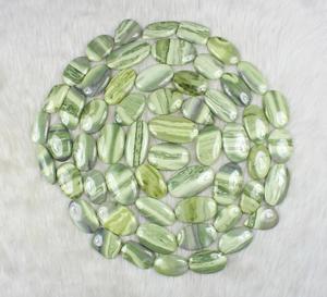 Vente en gros de cabochons d'opale verte de haute qualité en pierres précieuses naturelles pour la fabrication de bijoux pour l'approvisionnement de colliers pendentifs - Product Image 5