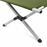 Lit de camping pliable moderne en tissu Oxford 600D, léger, pour 1 personne, lit de camp portable, capacité de charge de 120 kg, tente de camping en plein air