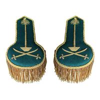 Epaulettes Clásicas de Hombro de la Legión Extranjera Francesa, Bordadas, Reutilizables, de Alta Calidad, con Flecos, en Tela de Lona, para Coser
