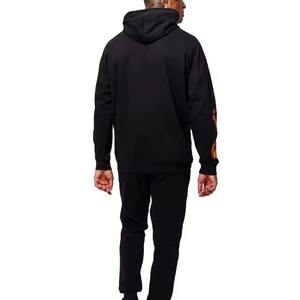 Sweat-shirts pour hommes à la mode avec impression en relief, 100% coton, décontractés, respirants, logo personnalisé, motif uni, prix abordable - Product Image 4