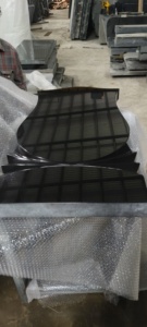 Pierres tombales de monuments de granit noir absolu de conception moderne pour l'usage commémoratif pour l'application extérieure - Product Image 5