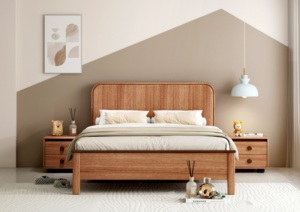 Heavy-Duty Sturdy Heartwood <b>Platform</b> <b>Bed</b> <b>Frame</b> - Product Image 2