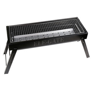 เตาปิ้งย่างไฟฟ้าพับได้แบบพกพา ปรับความสูงได้ วัสดุเหล็กกล้าคาร์บอน สำหรับบาร์บีคิวกลางแจ้ง - Product Image 3