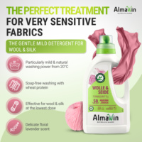 Détergent liquide naturel et biologique AlmaWin Custom 3 Laine & Soie Lavande 750ml 50 Lavages 20-40 Celsius Doux Écologique