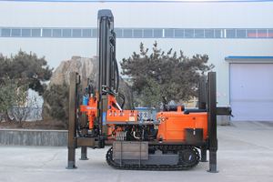 China Fabriek 180 Meter Volledige Hydraulische Rupsband Water Goed Roterende Boorinstallatie Kwaliteit Duurzame Dieselmotor Nieuwe Pomp 220V Motor - Product Image 3