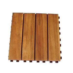 Azulejos de cubierta de madera de acacia impermeables para exteriores con enclavamiento moderno de 18mm de espesor de alta calidad para cocina y Vietnam - Product Image 1