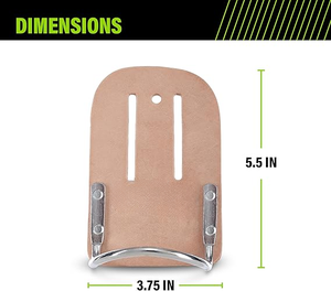 Soporte de martillo de cuero de vaca Premium, accesorio de cinturón de herramientas hecho a mano para profesionales, soporte de martillo de uso confiable - Product Image 4