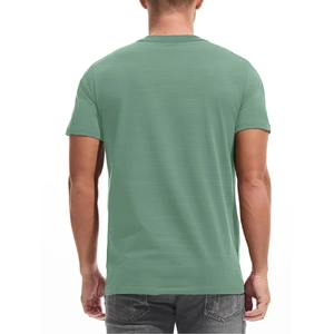 Vente flash T-shirts pour hommes toutes tailles en gros Mode colorée décontractée Personnalisez votre logo 100% coton respirant séchage rapide - Product Image 4