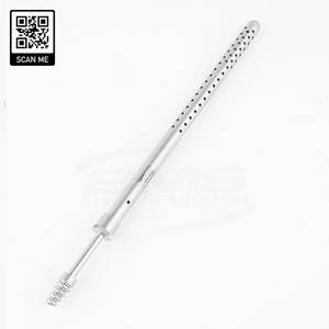 Tube d'aspiration manuel de haute qualité en acier inoxydable, instruments chirurgicaux généraux ORL, pointe d'aspiration abdominale, CE - Product Image 5