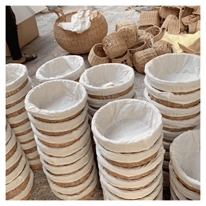 Paniers en rotin tressés à la main pour le rangement sur étagères, l'organisation des placards et le style intérieur, origine Vietnam - Product Image 2