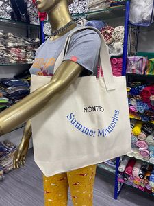 High Quality Fashion <b>Canvas</b> Beach <b>Bag</b> Cotton Webbing Printed <b>Shoppers</b> Handle-All Kinds <b>Bags</b> <b>Shopper</b> Manufacturer Direct Factory - Product Image 5