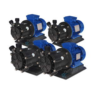 Modelli di pompe a turbina magnetiche italiane di alta qualità HTT 2000, HTT 3000 e HTT 5000 in PP PVDF per pompe dell'acqua per la movimentazione degli acidi - Product Image 2