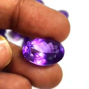 38 Pcs of Natural Amethyst 14-18mm Oval Cut 357 Cts Lot Iroc Sales High Quality Amethyst Facet Loose Gemstone for <b>Jewellery</b> - Product Image 2