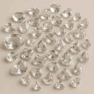 Perles en cristal de quartz violet naturel coupées, taille libre, certifiées par un tiers, pour la fabrication de bijoux, vente en gros chez Leela Jewellers - Product Image 1