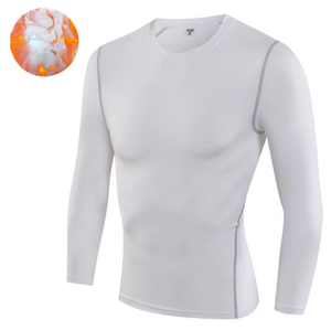 Couche de base hommes ensemble de sous-vêtements thermiques chaud séchage rapide Compression chemise pantalon doux Stretch Fit évacuation de l'humidité porter - Product Image 4