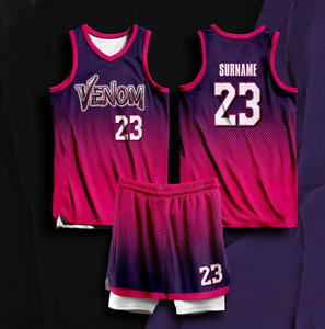 Camiseta de baloncesto de malla de poliéster 100% de alta calidad para hombre, conjunto de uniforme transpirable personalizable, opciones de talla grande - Product Image 3