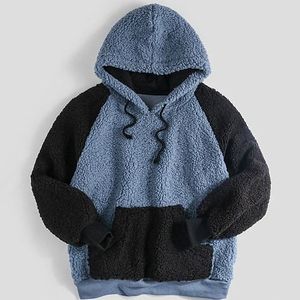 Sweat-shirt à capuche pour homme, qualité supérieure, décontracté, pour le bureau, bicolore, entièrement personnalisable, écologique, imperméable - Product Image 3