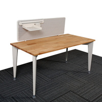 Système de bureau linéaire OMNI pour espace de travail ouvert, bureau à bancs partagés