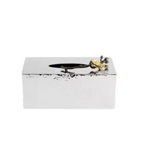 Servilletero de mesa de diseñador más exigente, organizador de servilletas elegante y duradero para cocina y mesa de comedor, cajas de pañuelos de Metal - Product Image 1