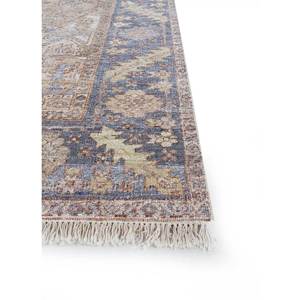 พรมขนสัตว์ถักมือสีเบจและสีน้ำตาล วิสคาญ่า รุ่น EA-3109 ลายเหรียญอัฟกัน ขนาด 9x12 ฟุต พรมปูพื้นห้องนั่งเล่นใหม่สำหรับตกแต่งบ้าน - Product Image 4