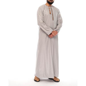 Material PERSONALIZADO de alta calidad para hombres, nuevo diseño, Jubba/Thobes, precio muy bajo, venta directa de fábrica - Product Image 4