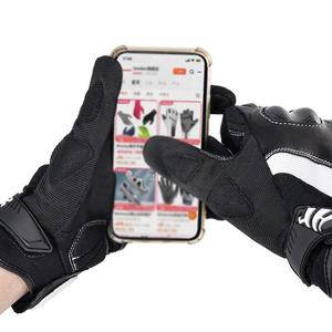 Guantes de moto para hombre dedo completo pantalla táctil Motocross carreras moto ciclismo equipo de protección - Product Image 4