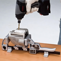 Pince de serrage professionnelle réglable en aluminium anodisé avec levier, à dégagement rapide, pour le travail du bois, capacité de charge de 300 kg