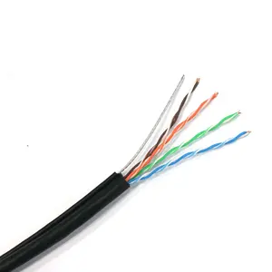 Oem Kabel Ethernet Luar Ruangan, Kabel Jaringan Utp Ftp Sftp Cat 5E 5 6A 6 Kabel Cat5E Cat5 Cat6A Cat6