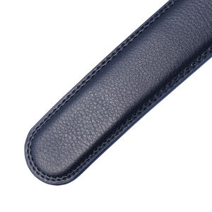 Cinturones de lujo para hombre de negocios pakistaní con logotipo personalizado, cinturón de cuero genuino negro de aleación de piel de vaca de estilo informal para mujer - Product Image 5