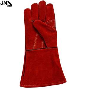 Guantes de soldadura industriales de Kevlar resistentes de alta calidad puño de seguridad 16 pulgadas resistente al calor antivibración duradero transpirable - Product Image 4
