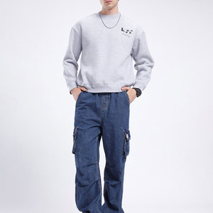 Sudadera de hombre de secado rápido con artículo fresco de la mejor calidad, sudadera básica de mezcla de algodón con aspecto elegante y aspecto atractivo, sudadera de salida de fábrica - Product Image 4