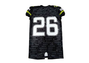 ชุดเสื้อฟุตบอลอเมริกันดีไซน์ใหม่ชุดเสื้อฟุตบอลแขนสั้นระบายอากาศได้ดีมีบริการ OEM สำหรับทุกเพศ - Product Image 2