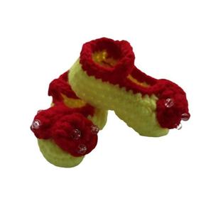 Calcetines de Bebé Tejidos a Crochet Personalizados, Nuevos, Transpirables, Casuales y Cómodos, con Suela Suave y Altura hasta el Tobillo - Product Image 5