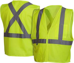 Chaleco DE SEGURIDAD reflectante OEM más vendido Diseño moderno cómodo Material de poliéster transpirable Logotipo Ajustable Impermeable - Product Image 1