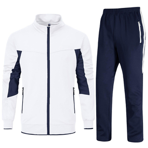 Nouveauté Ensemble de survêtement pour homme Survêtement ample à blocs de couleur Fitness Sécurité Luxe Survêtements d'hiver pour hommes - Product Image 4