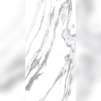 Panneaux de porcelaine vitrifiée sophistiqués à haute brillance 600x1200mm pour intérieurs modernes de salles de bain extérieures, briques réfractaires pour halls et centres commerciaux